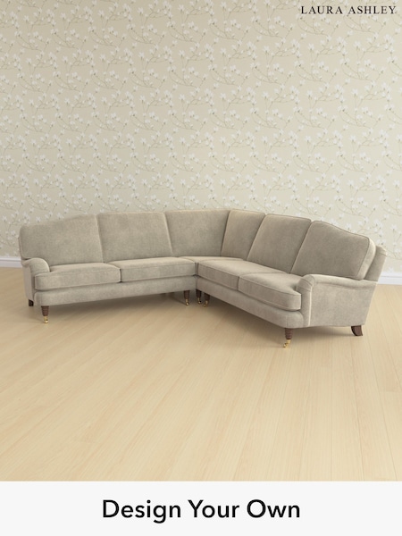 Lundar Chenille/Truffle Natural Lynden By Laura Ashley (H40606) | £2,750