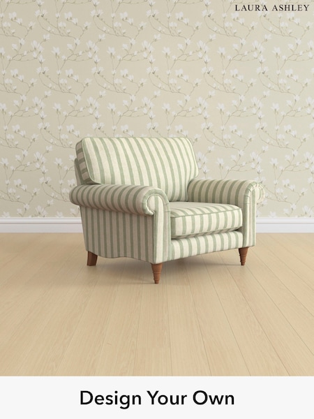 Kinsham Stripe/Hedgerow Green Kingston By Laura Ashley (H40619) | £975