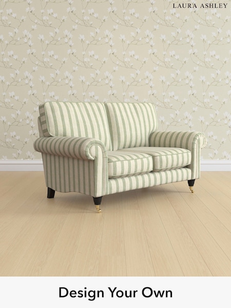 Kinsham Stripe/Hedgerow Green Kingston By Laura Ashley (H40619) | £1,125