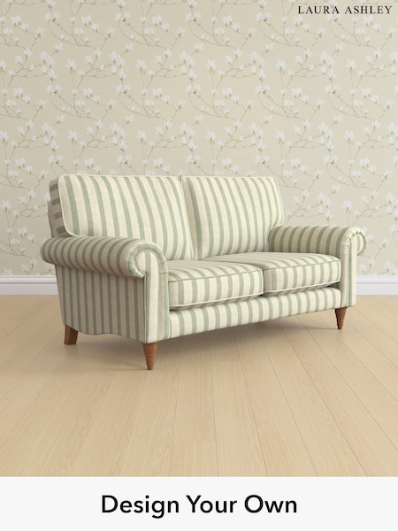 Kinsham Stripe/Hedgerow Green Kingston By Laura Ashley (H40619) | £1,225