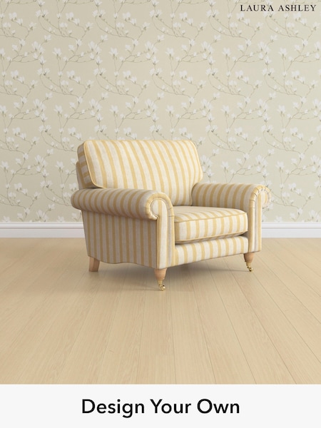 Kinsham Stripe/Ochre Yellow Kingston By Laura Ashley (H40621) | £975