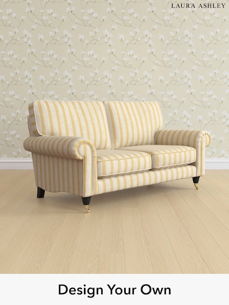 Kinsham Stripe/Ochre Yellow Kingston By Laura Ashley (H40621) | £1,225