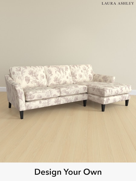 Gosford Weave/Dusky Plum Purple Marford By Laura Ashley (H40629) | £2,050