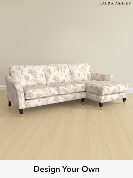 Gosford Weave/Dusky Plum Purple Marford By Laura Ashley (H40629) | £2,050
