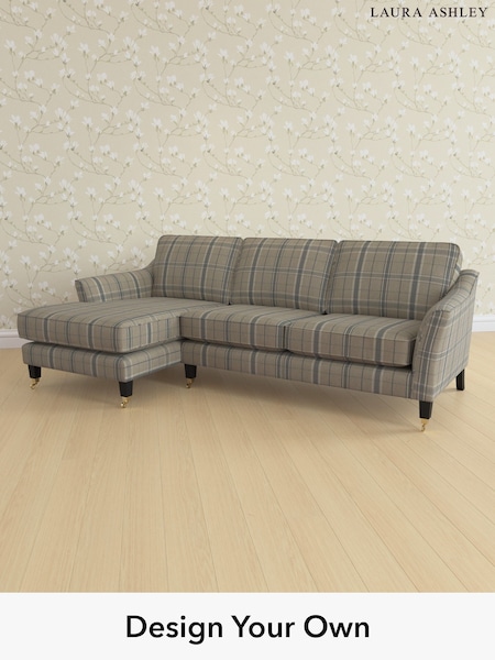 Longstowe Check/French Grey Marford By Laura Ashley (H40630) | £2,250