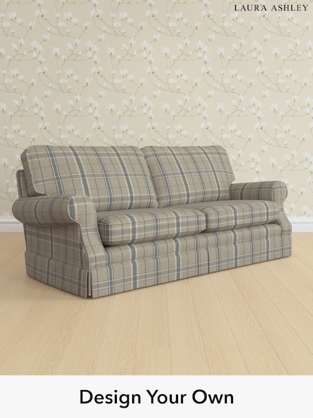 Longstowe Check/French Grey Padstow By Laura Ashley (H40631) | £1,575