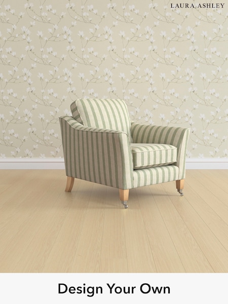 Kinsham Stripe/Hedgerow Green Marford By Laura Ashley (H40647) | £775