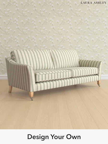 Kinsham Stripe/Hedgerow Green Marford By Laura Ashley (H40647) | £1,375