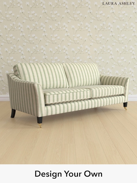 Kinsham Stripe/Hedgerow Green Marford By Laura Ashley (H40647) | £1,375