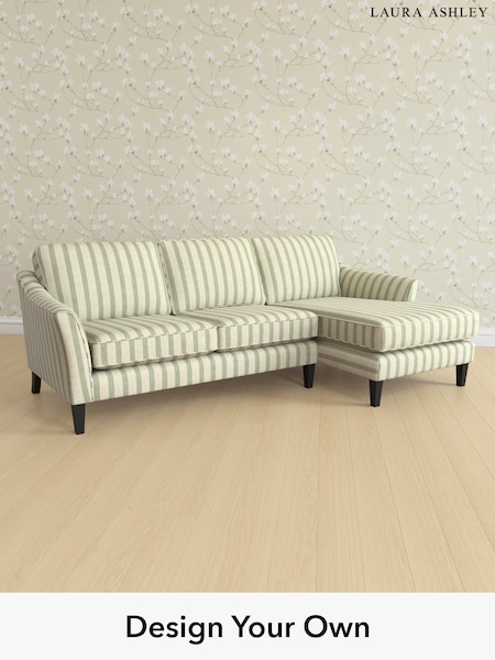 Kinsham Stripe/Hedgerow Green Marford By Laura Ashley (H40647) | £2,050