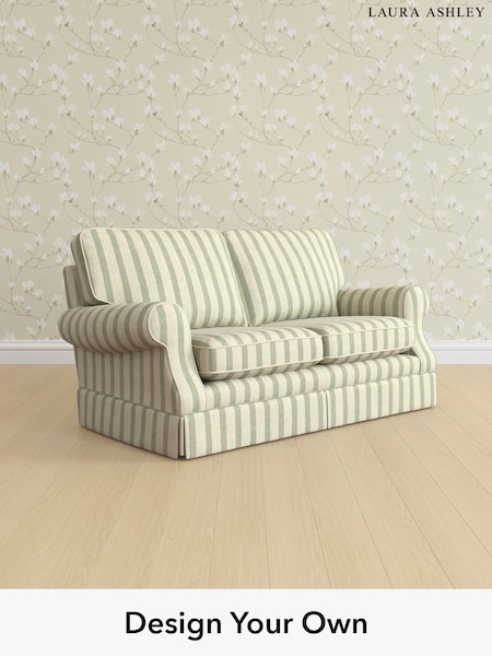Kinsham Stripe/Hedgerow Green Padstow By Laura Ashley (H40649) | £1,225