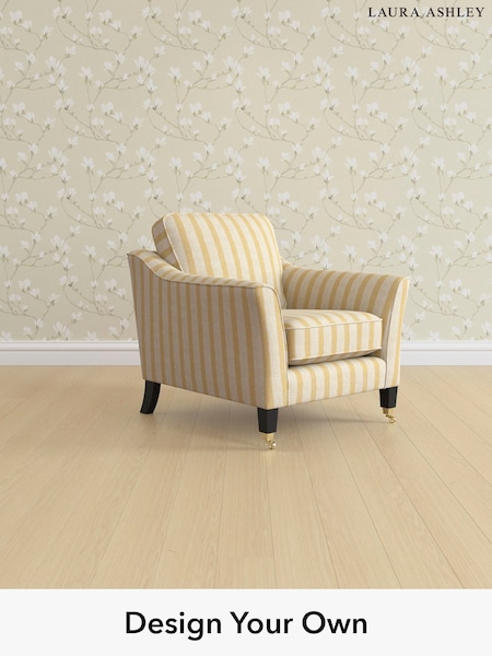 Kinsham Stripe/Ochre Yellow Marford By Laura Ashley (H40650) | £775