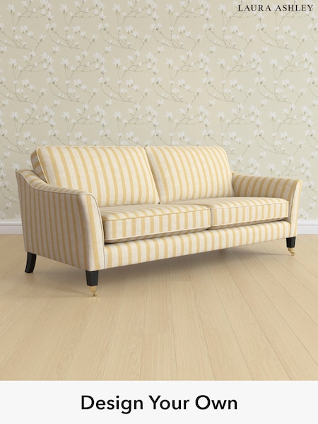 Kinsham Stripe/Ochre Yellow Marford By Laura Ashley (H40650) | £1,375