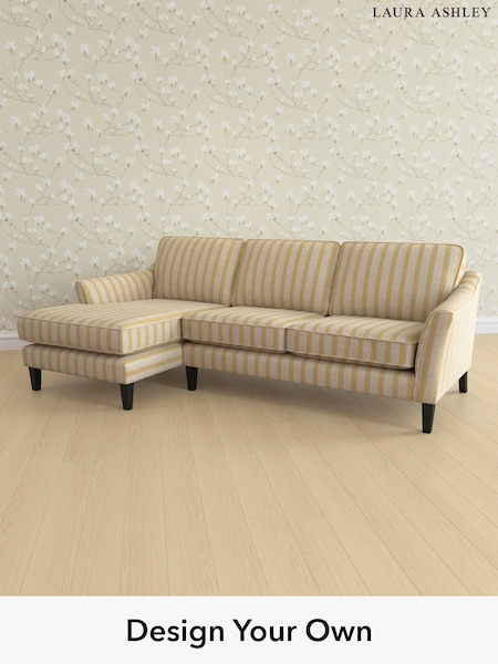 Kinsham Stripe/Ochre Yellow Marford By Laura Ashley (H40650) | £2,050