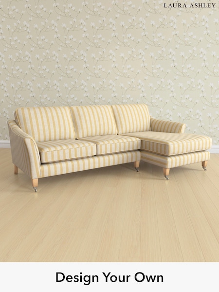 Kinsham Stripe/Ochre Yellow Marford By Laura Ashley (H40650) | £2,050