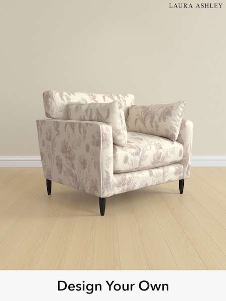 Gosford Weave/Dusky Plum Purple Radcliffe By Laura Ashley (H40669) | £1,075