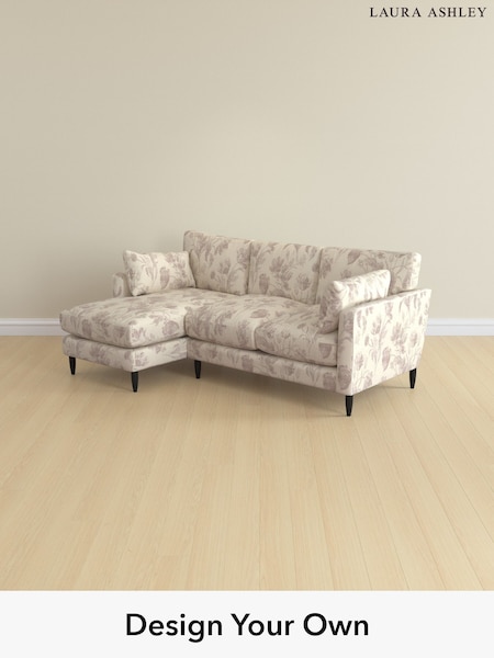 Gosford Weave/Dusky Plum Purple Radcliffe By Laura Ashley (H40669) | £2,475