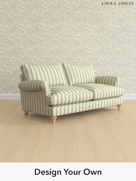 Kinsham Stripe/Hedgerow Green Westley By Laura Ashley (H40690) | £1,425