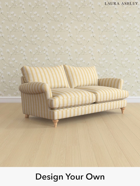 Kinsham Stripe/Ochre Yellow Westley By Laura Ashley (H40692) | £1,425