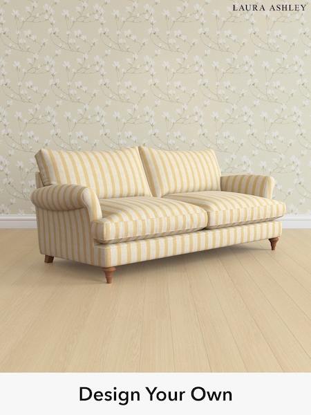 Kinsham Stripe/Ochre Yellow Westley By Laura Ashley (H40692) | £1,525
