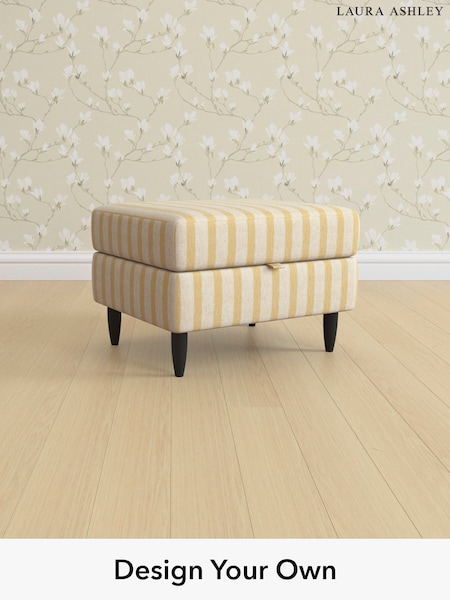 Kinsham Stripe/Ochre Yellow Radcliffe By Laura Ashley (H40693) | £450