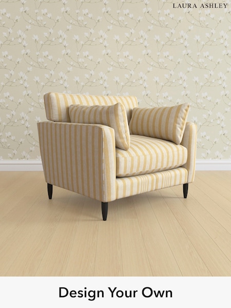 Kinsham Stripe/Ochre Yellow Radcliffe By Laura Ashley (H40693) | £1,075