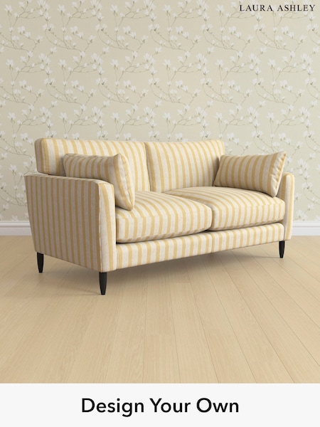 Kinsham Stripe/Ochre Yellow Radcliffe By Laura Ashley (H40693) | £1,575