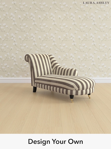 Orla Stripe/Dark Truffle Natural Gloucester By Laura Ashley (H40851) | £1,150