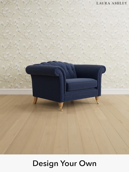 Nantmor/Midnight Navy Gloucester Button Back By Laura Ashley (H40857) | £1,000