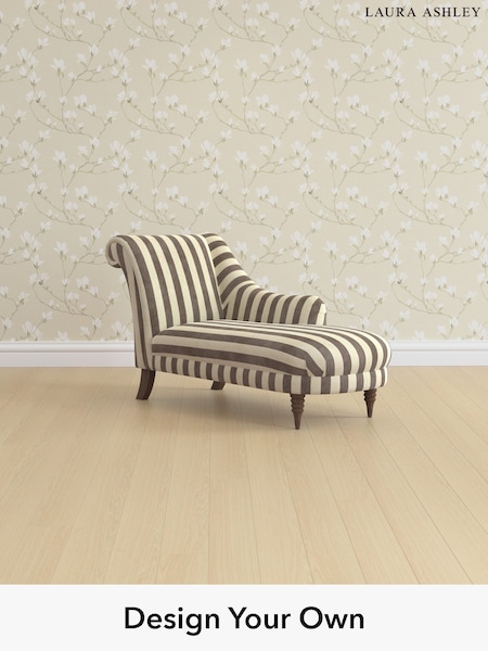 Orla Stripe/Dark Truffle Natural Lynden By Laura Ashley (H40864) | £1,200