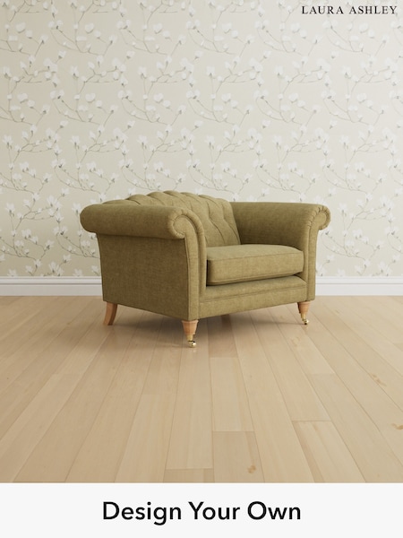 Orla/Gold Natural Gloucester Button Back By Laura Ashley (H40869) | £1,150