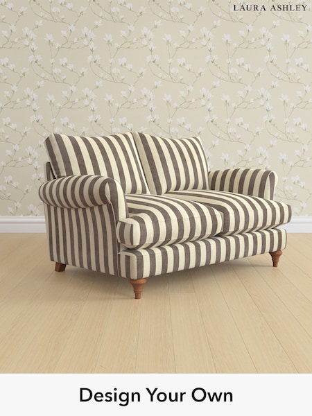 Orla Stripe/Dark Truffle Natural Westley By Laura Ashley (H40872) | £1,375