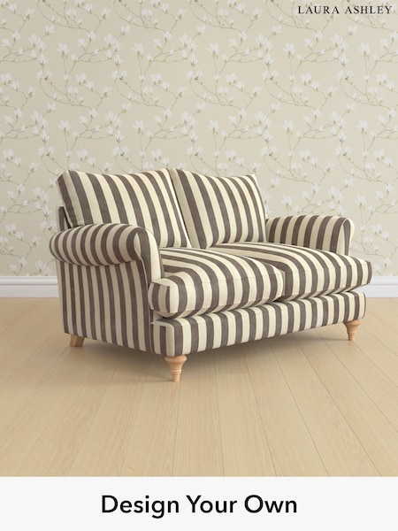 Orla Stripe/Dark Truffle Natural Westley By Laura Ashley (H40872) | £1,375