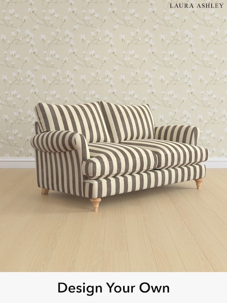Orla Stripe/Dark Truffle Natural Westley By Laura Ashley (H40872) | £1,475