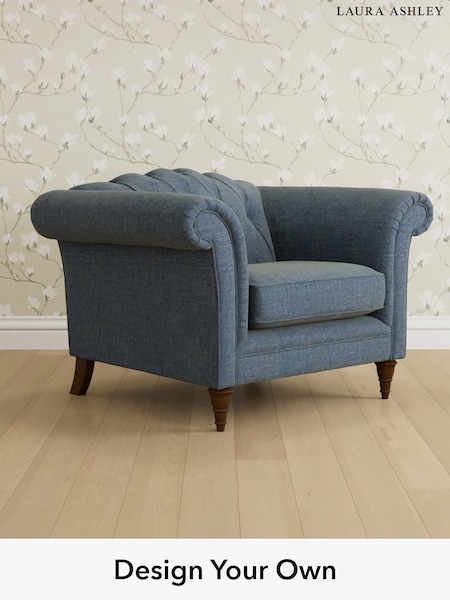 Orla/Seaspray Blue Gloucester Button Back By Laura Ashley (H40879) | £1,050
