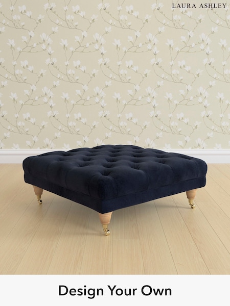 Orla/Midnight Navy Gloucester Button Back By Laura Ashley (H40881) | £700
