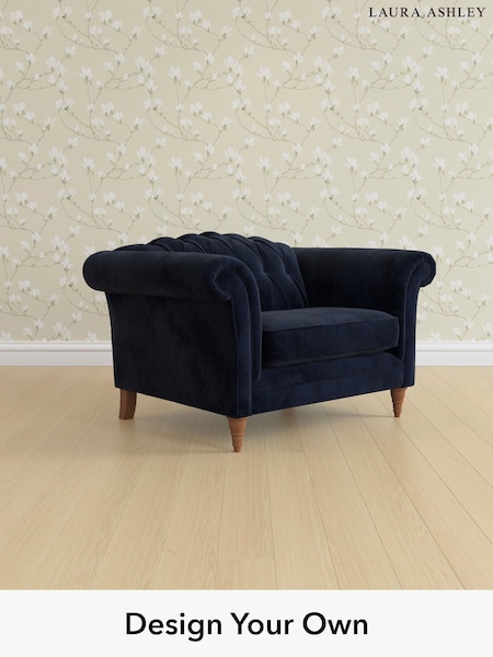 Orla/Midnight Navy Gloucester Button Back By Laura Ashley (H40881) | £1,150