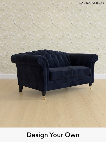Orla/Midnight Navy Gloucester Button Back By Laura Ashley (H40881) | £1,375