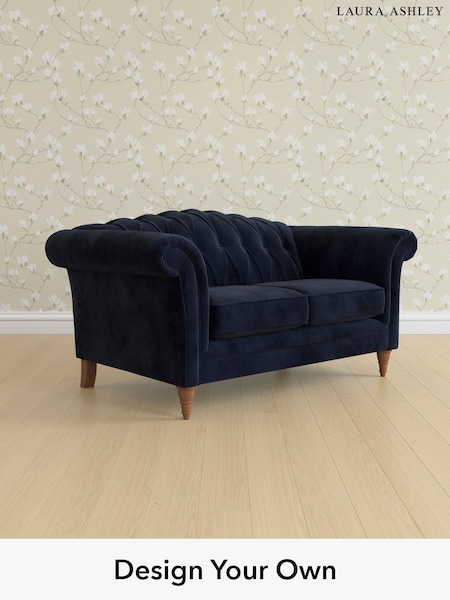 Orla/Midnight Navy Gloucester Button Back By Laura Ashley (H40881) | £1,375