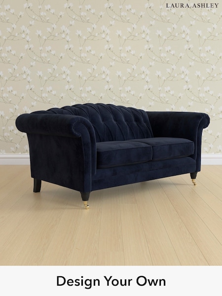 Orla/Midnight Navy Gloucester Button Back By Laura Ashley (H40881) | £1,475
