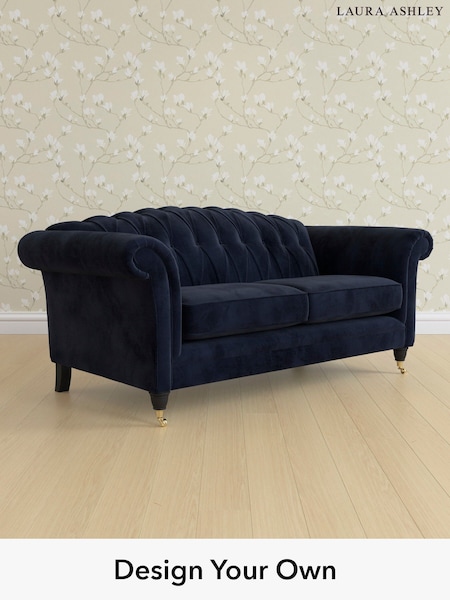 Orla/Midnight Navy Gloucester Button Back By Laura Ashley (H40881) | £1,575