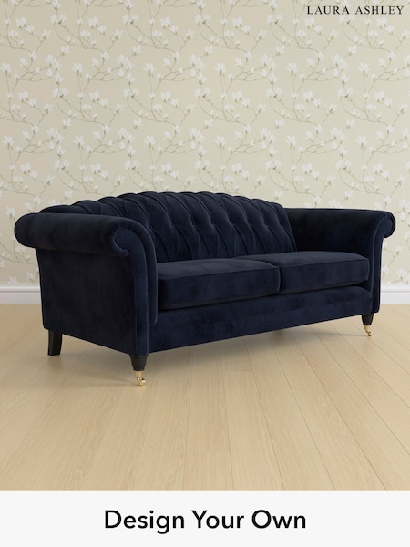 Orla/Midnight Navy Gloucester Button Back By Laura Ashley (H40881) | £1,675