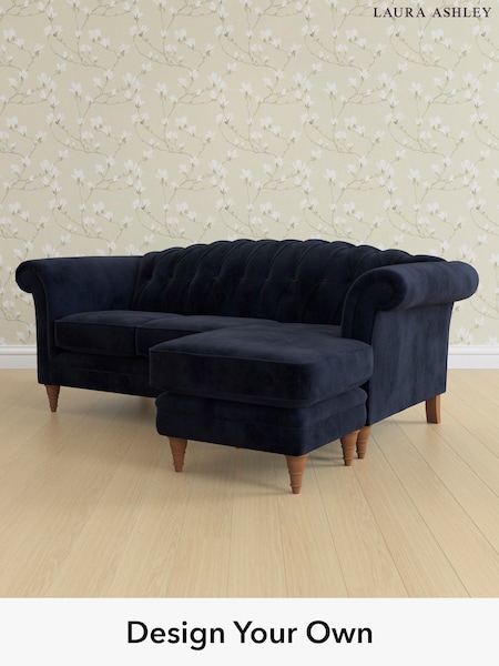 Orla/Midnight Navy Gloucester Button Back By Laura Ashley (H40881) | £2,100