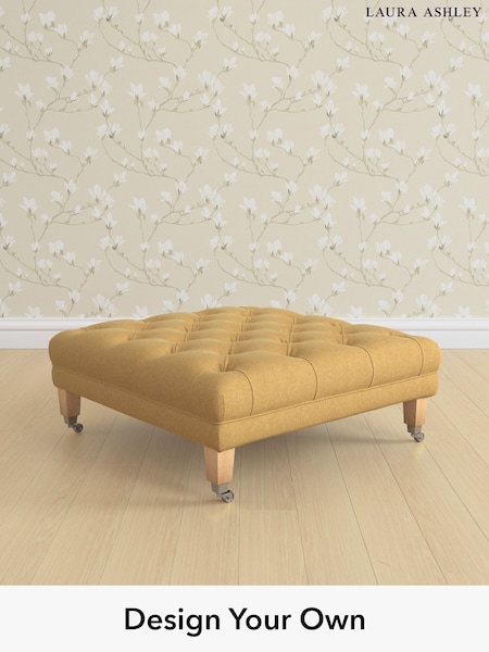 Peyton/Ochre Yellow Chatsworth Button Back By Laura Ashley (H40919) | £550