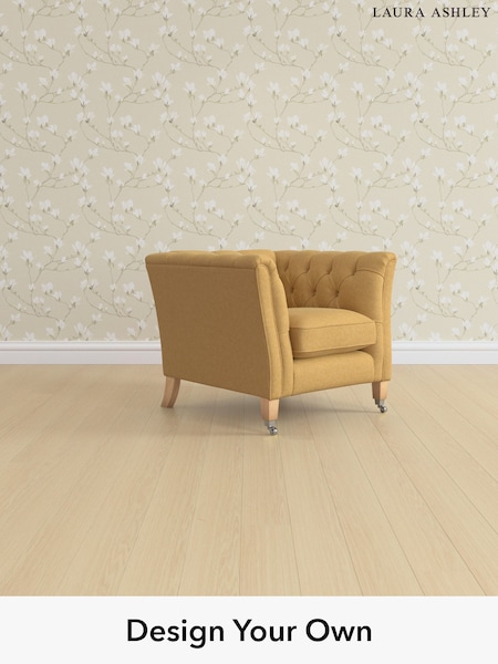 Peyton/Ochre Yellow Chatsworth Button Back By Laura Ashley (H40919) | £950
