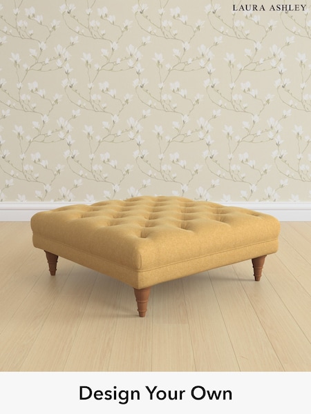 Peyton/Ochre Yellow Gloucester Button Back By Laura Ashley (H40931) | £550
