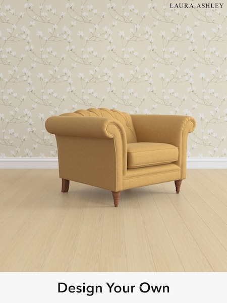 Peyton/Ochre Yellow Gloucester Button Back By Laura Ashley (H40931) | £900