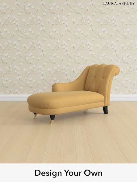 Peyton/Ochre Yellow Gloucester Button Back By Laura Ashley (H40931) | £1,050