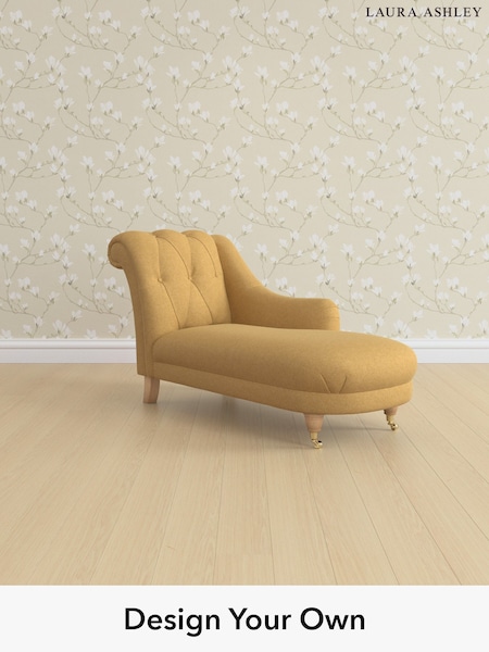 Peyton/Ochre Yellow Gloucester Button Back By Laura Ashley (H40931) | £1,050