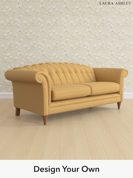 Peyton/Ochre Yellow Gloucester Button Back By Laura Ashley (H40931) | £1,450